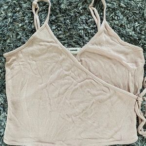 Pink Cropped Garage Tank top (S)